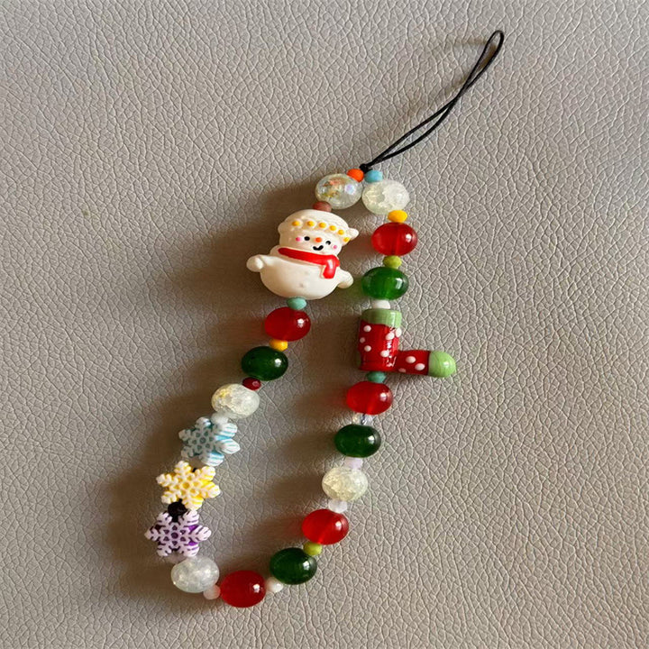 Festive Charm Beaded Phone Lanyard Stornfield