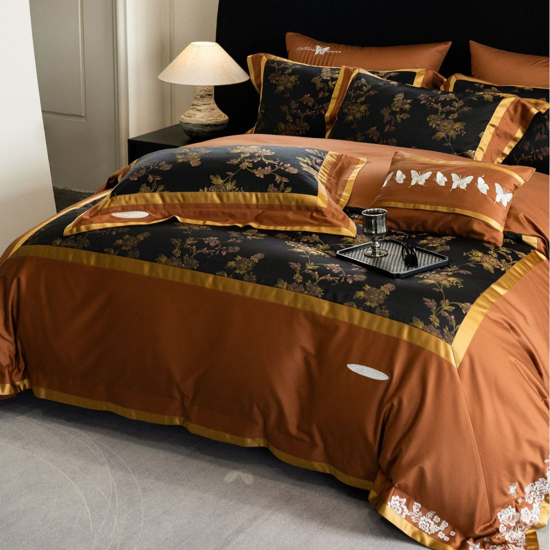 Luxury Satin-Blend Duvet Cover Bedding Set