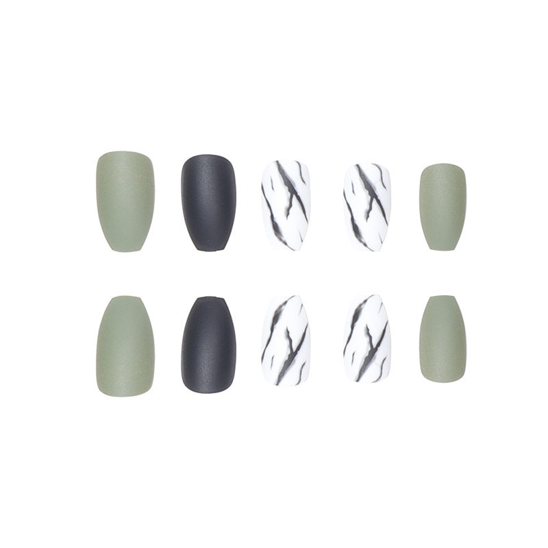 Matte Finish Stiletto Press-On Nails Stornfield