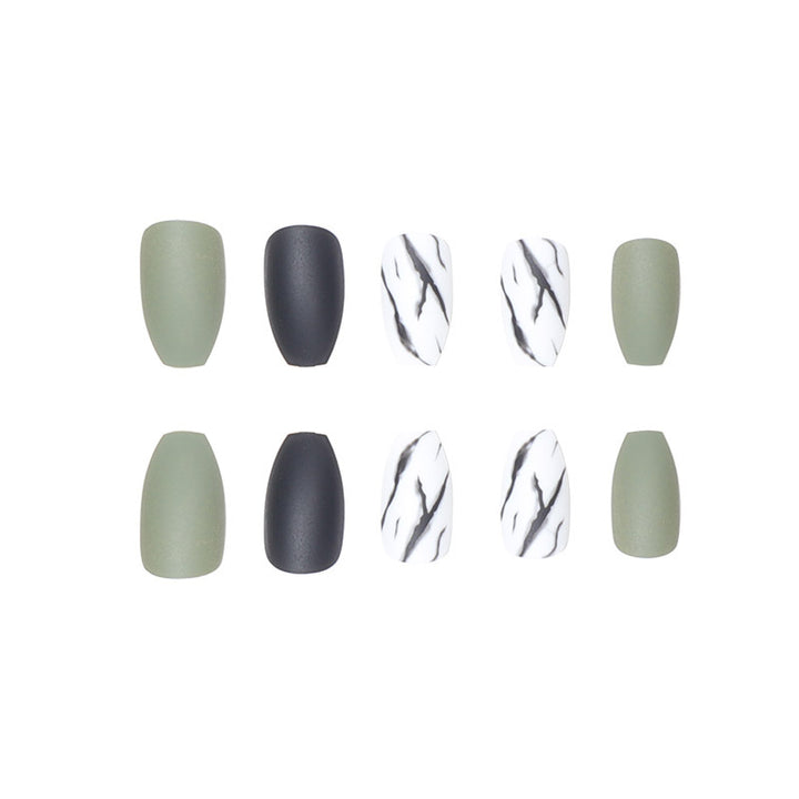 Matte Finish Stiletto Press-On Nails Stornfield
