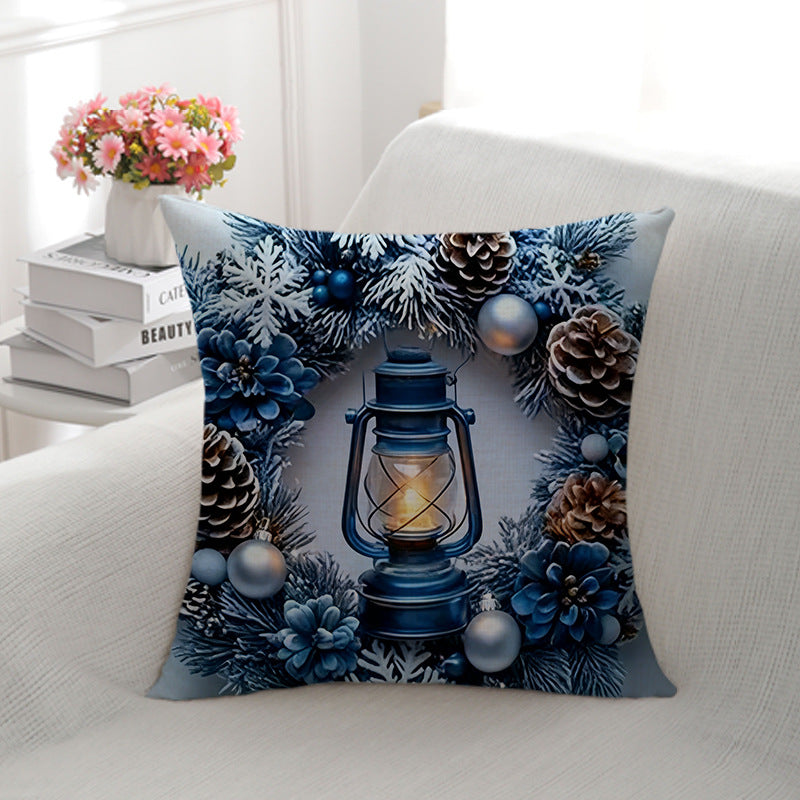 Elegant Floral Decorative Throw Pillow