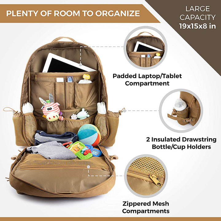 Multi-Functional Diaper Changing Backpack Stornfield