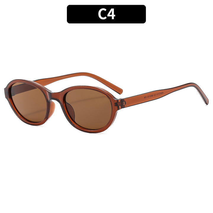 Retro-Inspired Oval Sunglasses