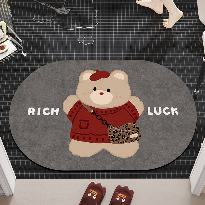 Playful Dog-Themed Area Rug