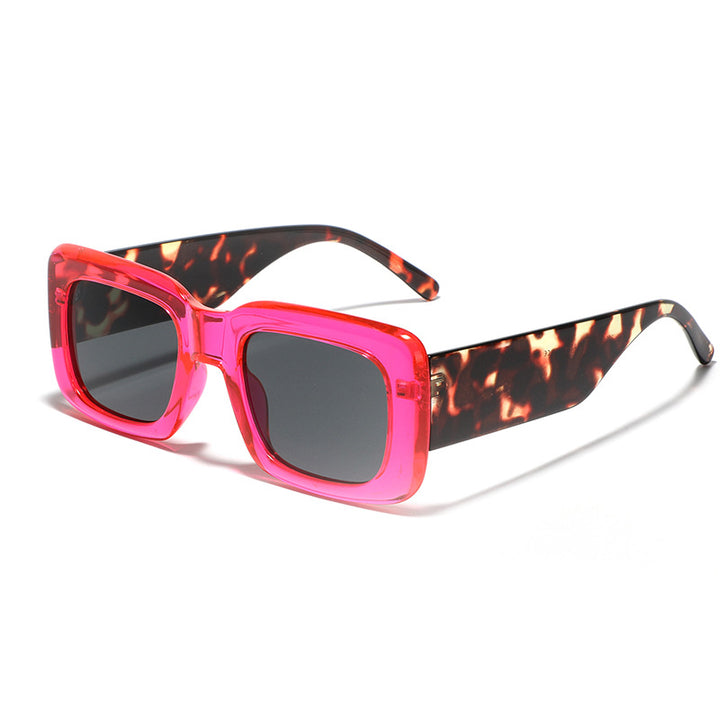 Women's modern square sunglasses with color-coordinated pattern Stornfield