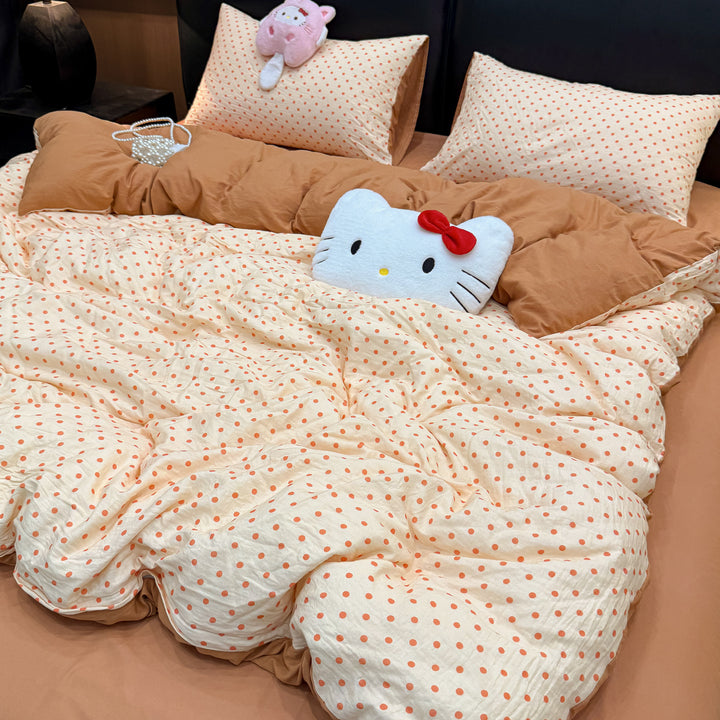 Charming Polka Dot Comforter Set