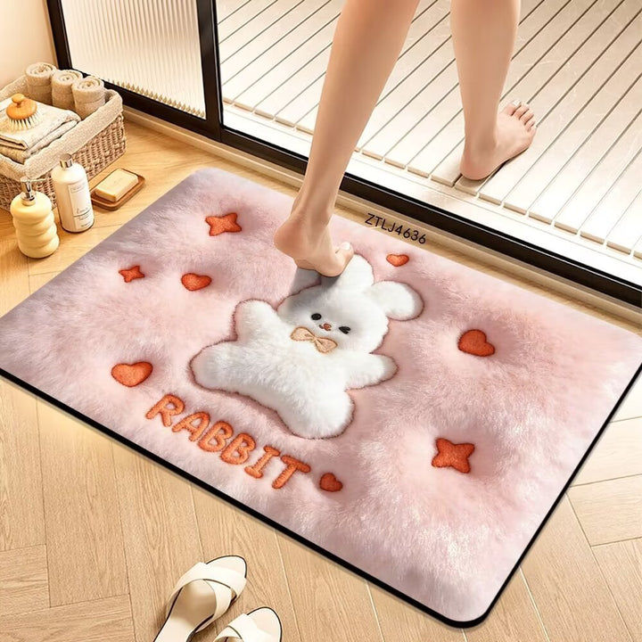 Plush Money-Themed Bath Mat Stornfield