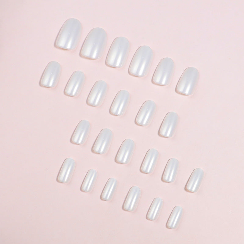 Glossy French Press-On Nail Set with Elegant Finish Stornfield