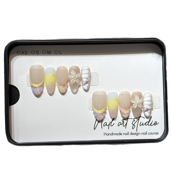 Artisan Handmade Press-On Nails Stornfield