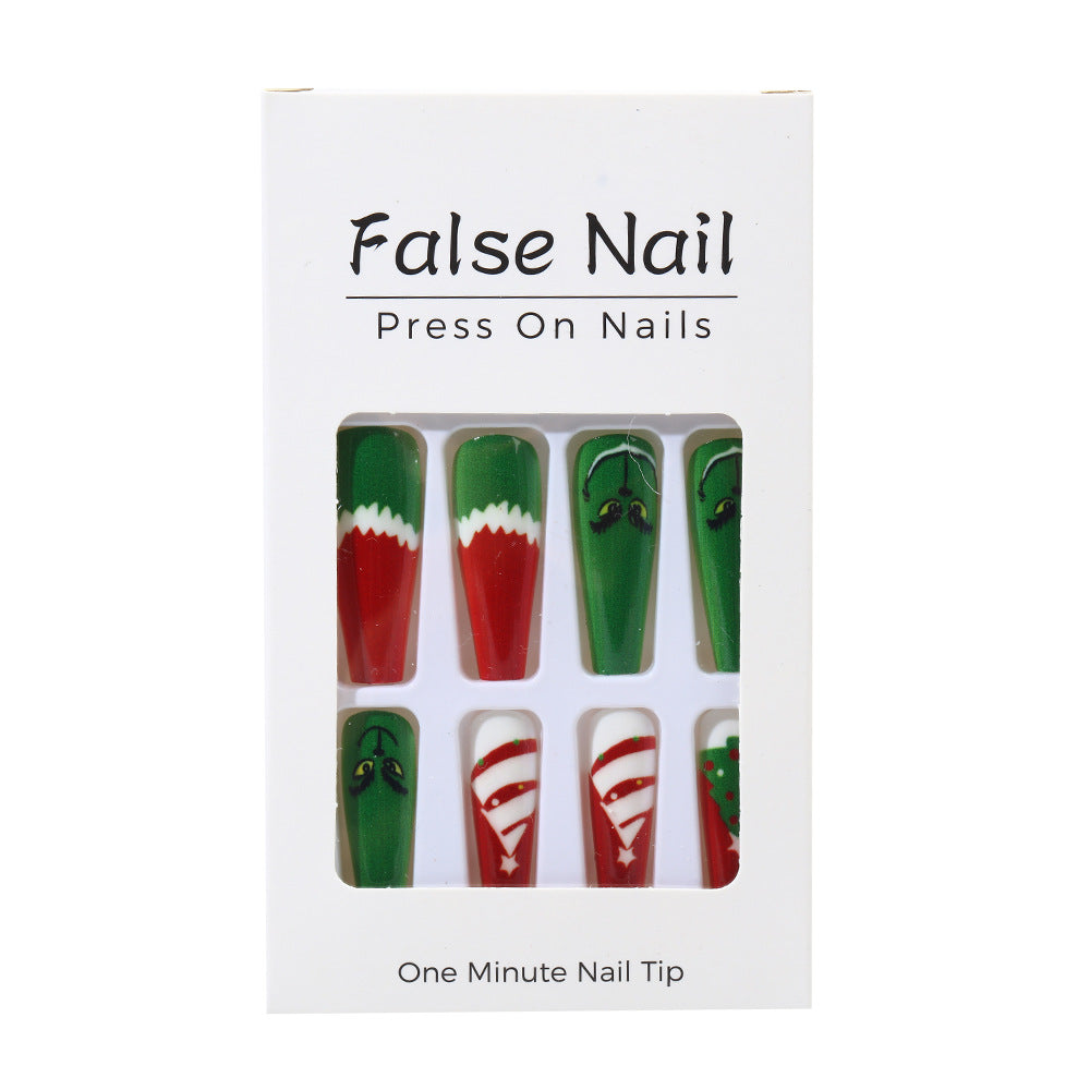 Festive artificial nails with Christmas motifs Stornfield