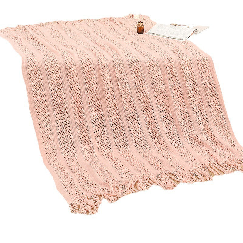 Ladies Large Knitted Blanket Stornfield