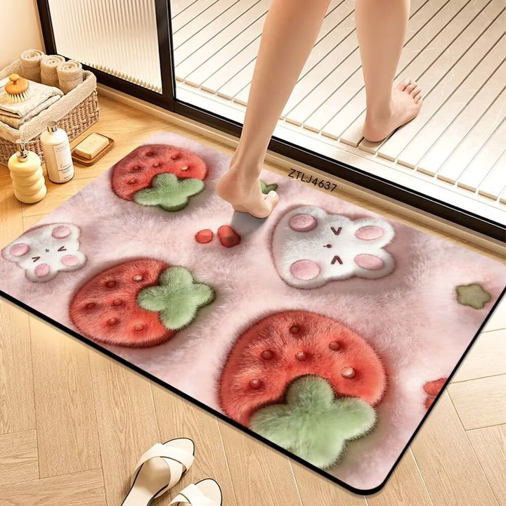 Plush Money-Themed Bath Mat Stornfield