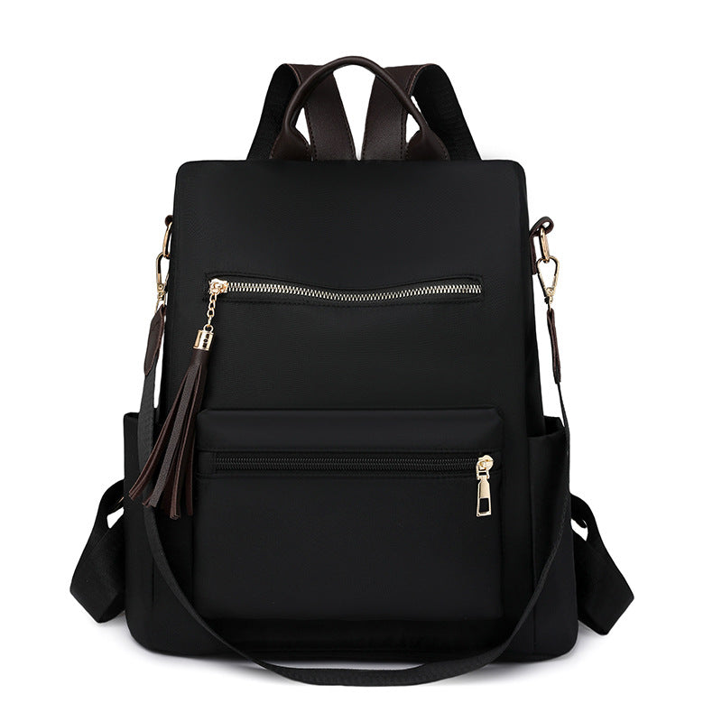 Elegant Multi-Pocket Backpack with Detachable Strap Stornfield