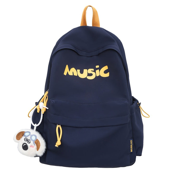 Casual Music-Themed School Backpack Stornfield