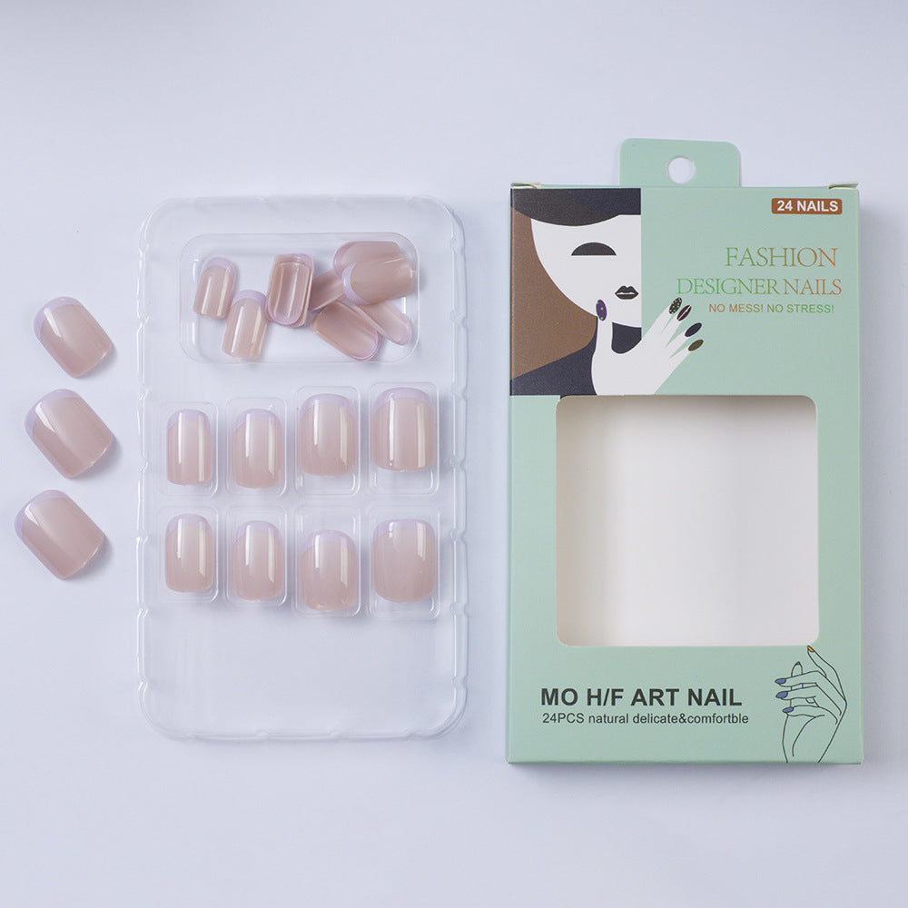 Artificial nails with high-gloss finish and elegant contours Stornfield