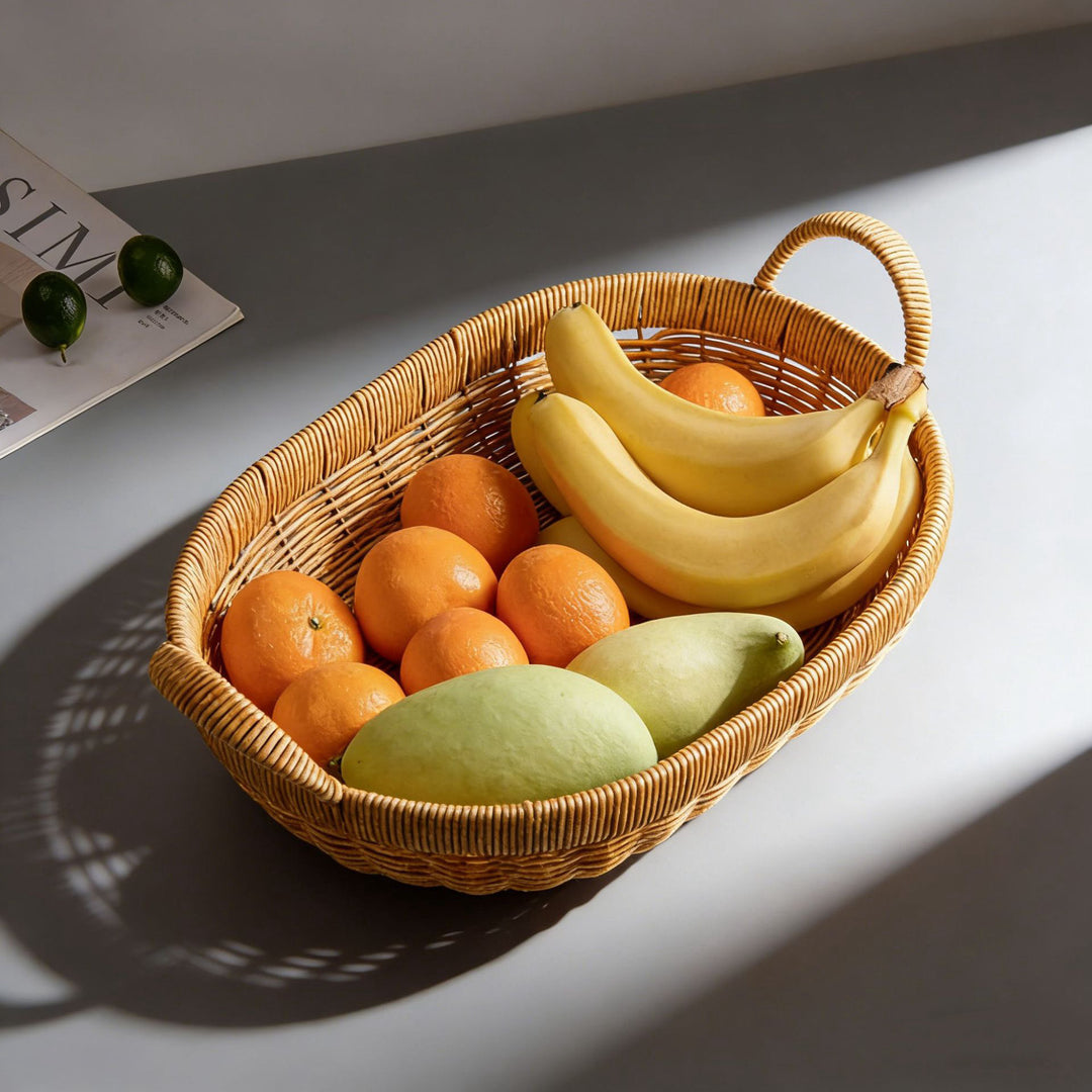 Women's decorative rattan basket Stornfield