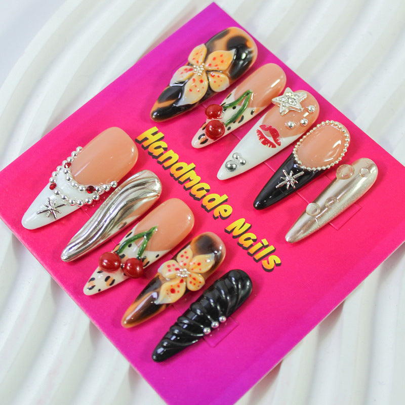 Nail art set with elegant handcrafted designs Stornfield