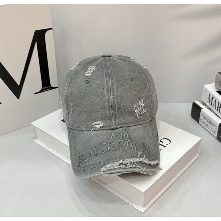 Women's Distressed Cotton Baseball Cap Stornfield 1784083899