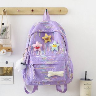 Backpack Made of High-Quality, Colorful Material with Playful Applications Stornfield