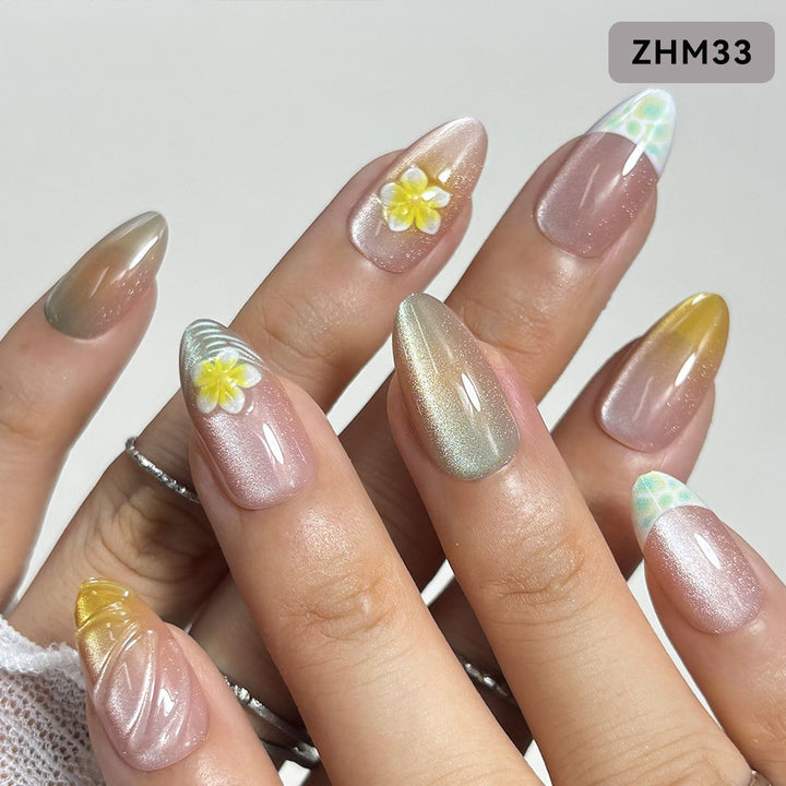 Floral Art Press-On Nail Tips Stornfield
