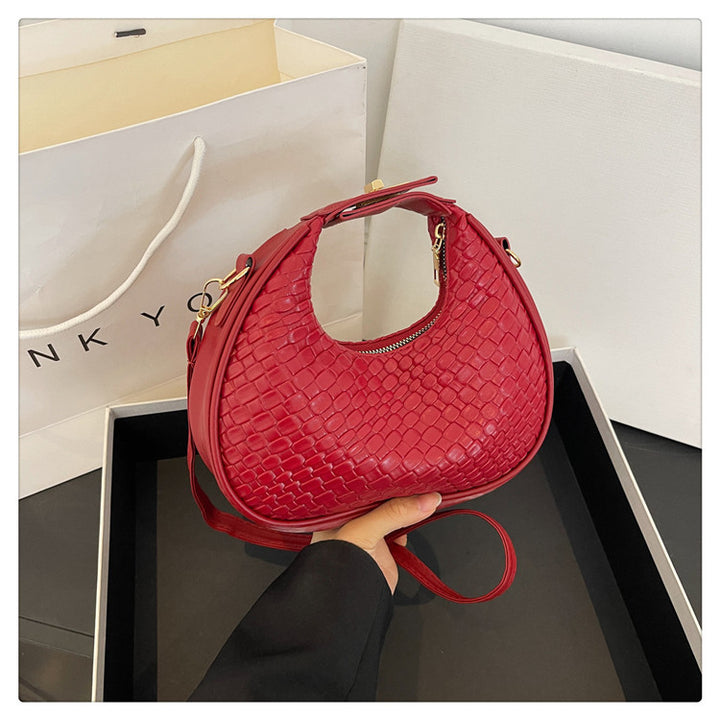 WoTextured Leather Hobo Bag Stornfield