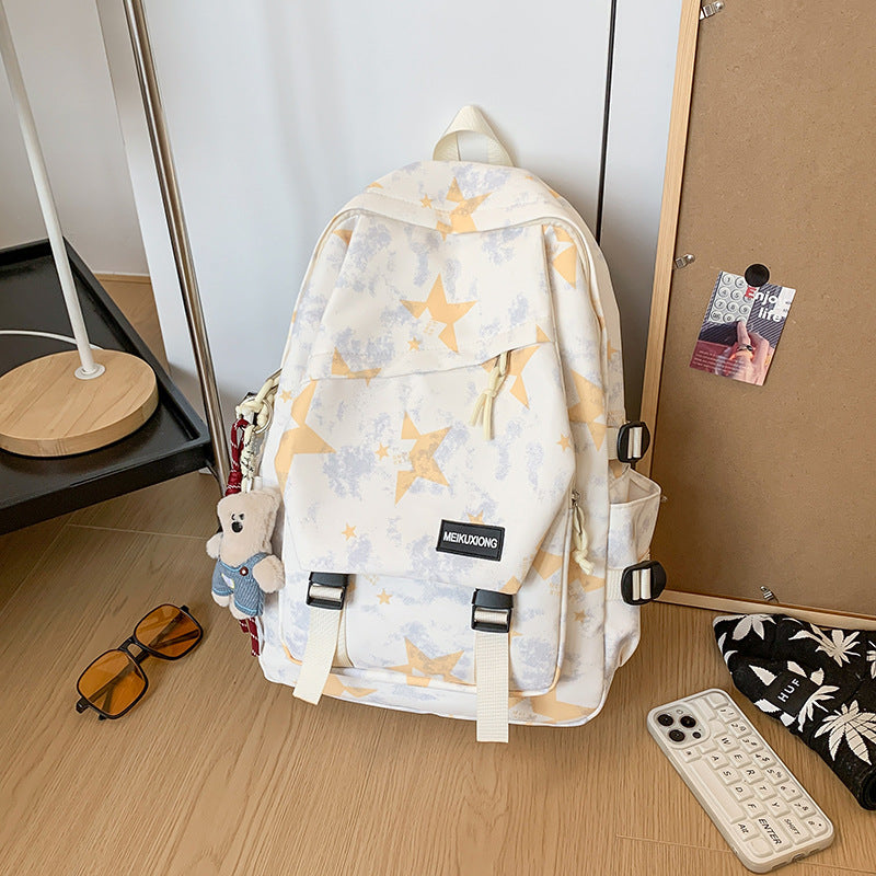 Fun Star-Patterned Backpack Stornfield