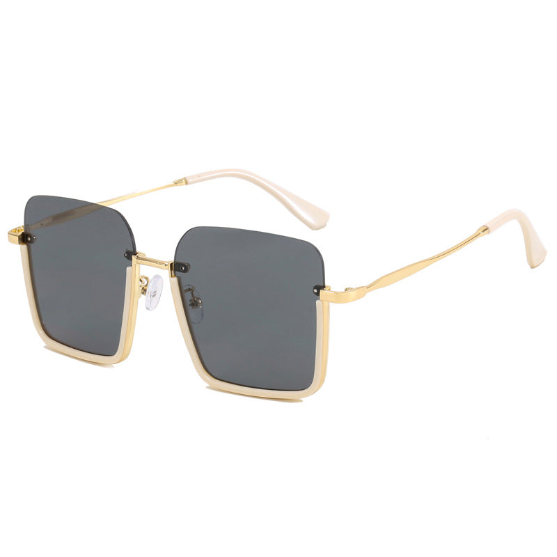 Women oversized sunglasses with elegant geometric frame Stornfield