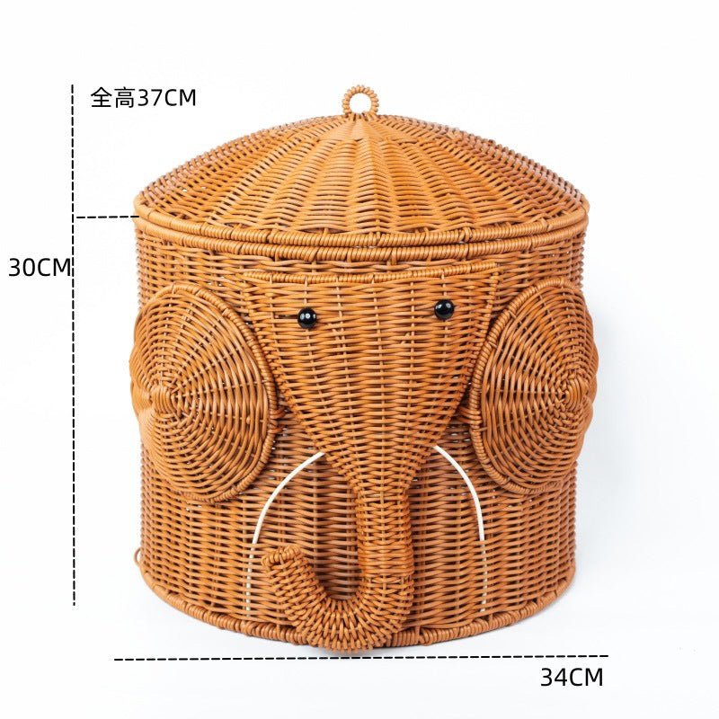 Women Playful Elephant Basket Stornfield