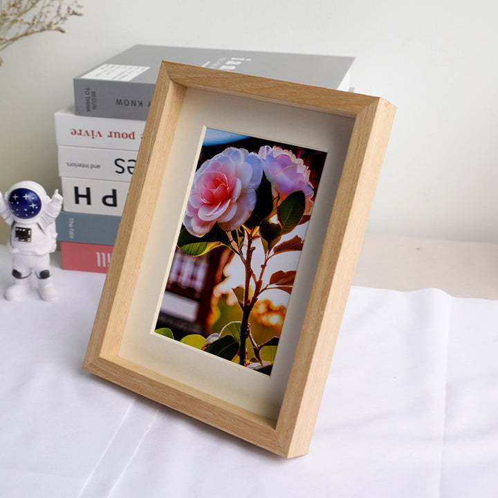 Elegant Wooden Display Frame for Home Decor