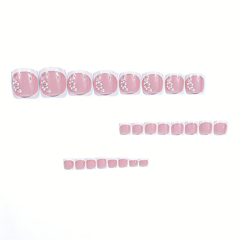 Floral Decorative Gel Toenail Art Stornfield