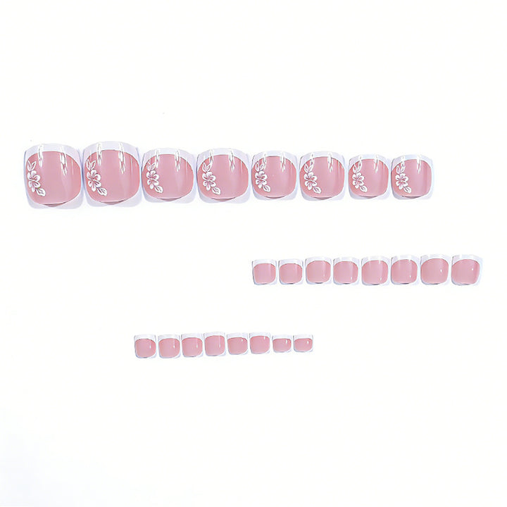 Floral Decorative Gel Toenail Art Stornfield