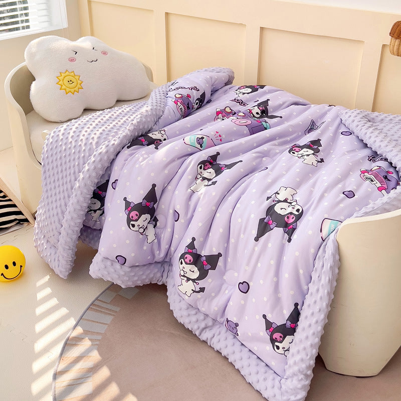 Girls cuddly blanket with versatile animal motif Stornfield