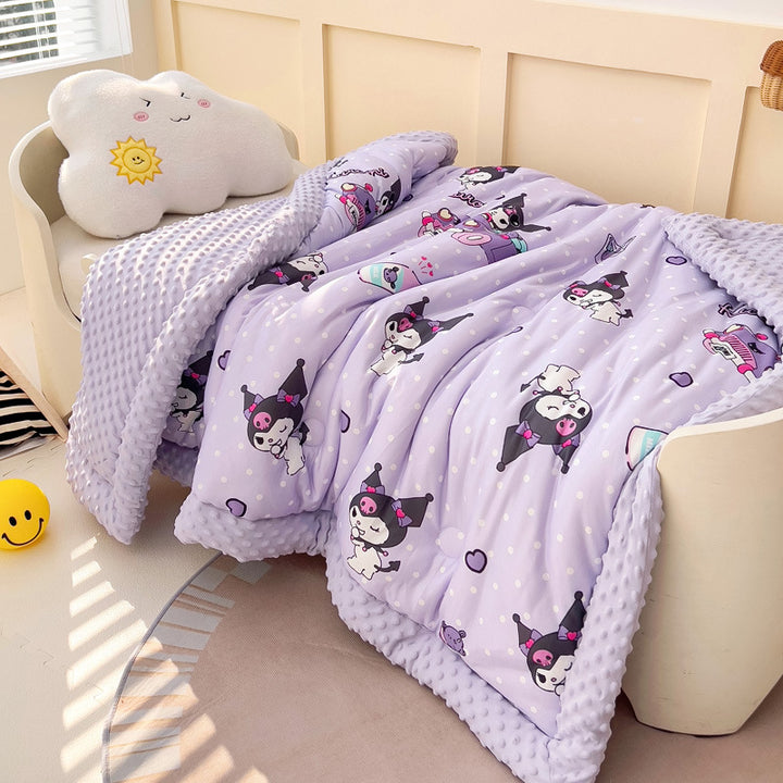 Girls cuddly blanket with versatile animal motif Stornfield