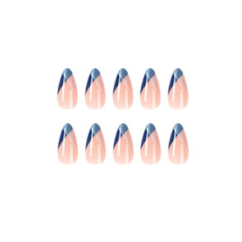 Artful Nail Extensions with Geometric Gradient Stornfield
