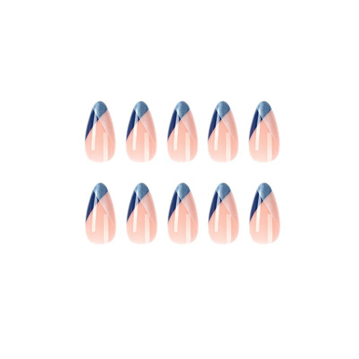 Artful Nail Extensions with Geometric Gradient Stornfield