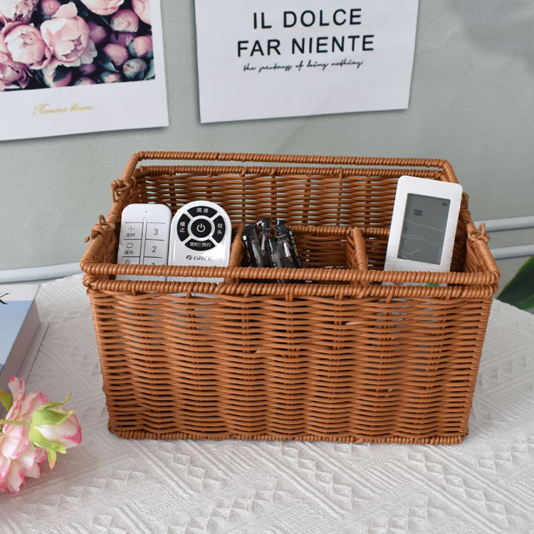 Versatile Woven Storage Organizer with Compartmentalized Design Stornfield