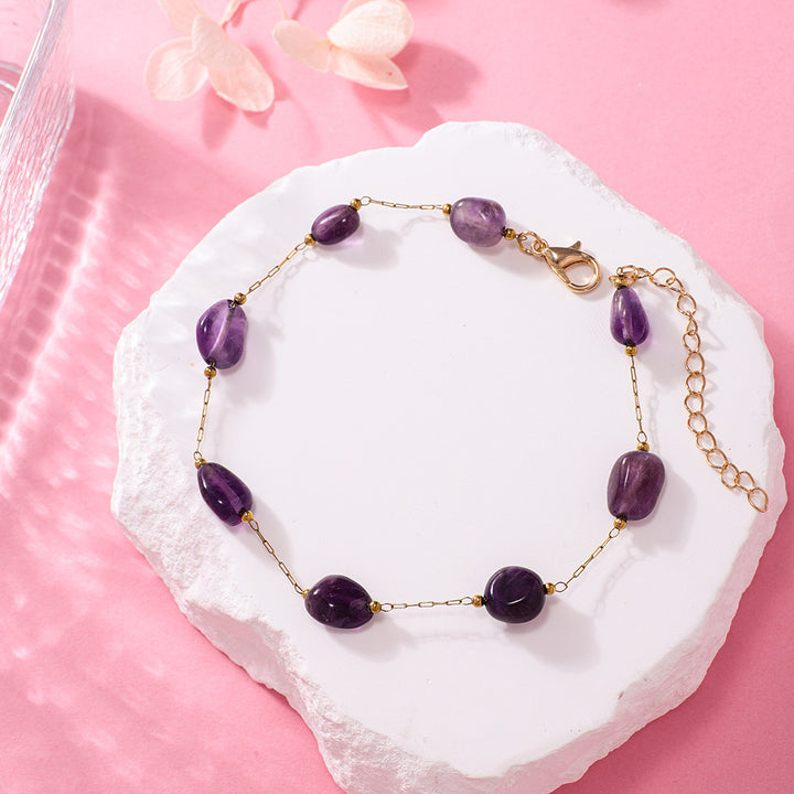 Amethyst Gemstone Bracelet Stornfield