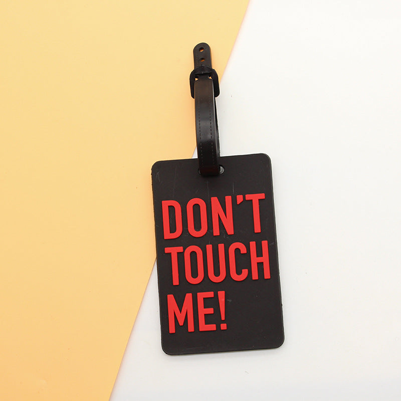 Unisex Luggage Tag with Smart Safety Message Bowlift