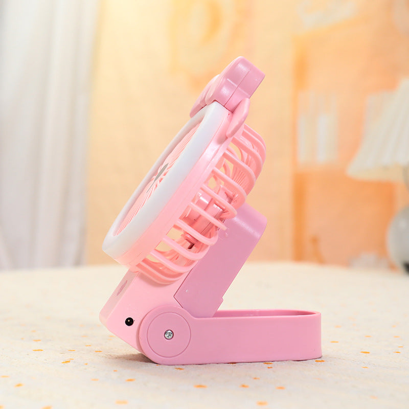 Women's Portable Handheld Fan with Cute Animal Design Stornfield