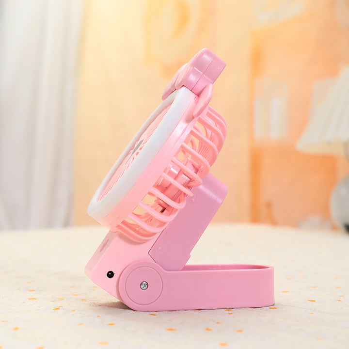Women's Portable Handheld Fan with Cute Animal Design Stornfield