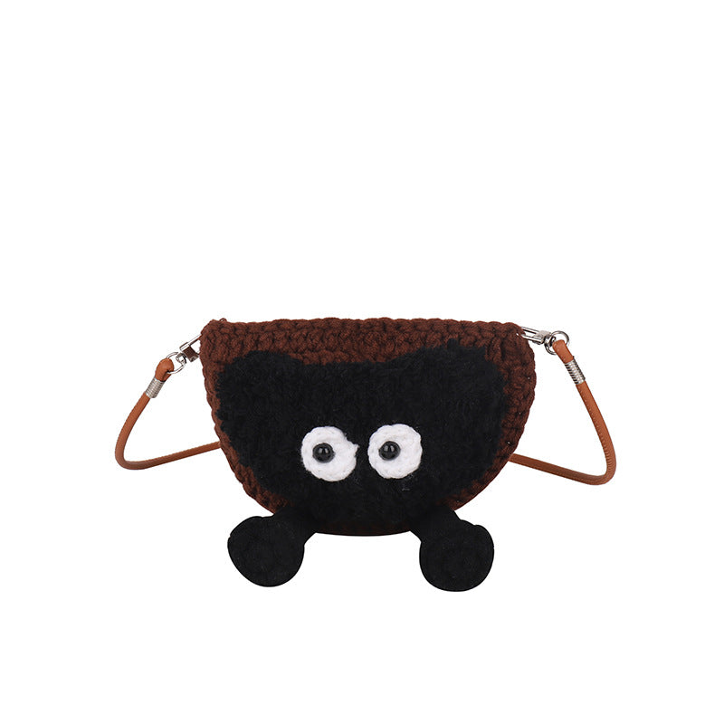 Cute Avocado Character Crossbody Bag