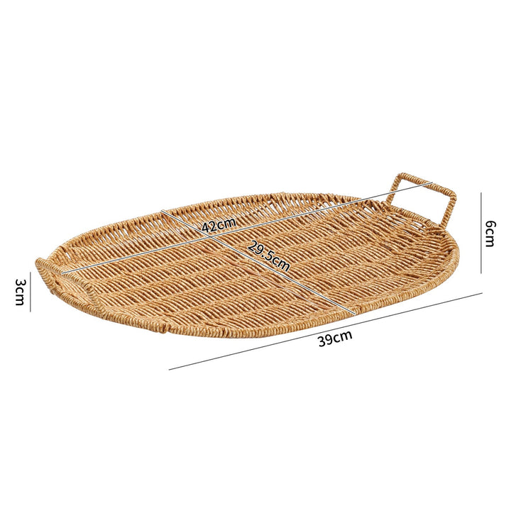 Handwoven Decorative Serving Basket Stornfield
