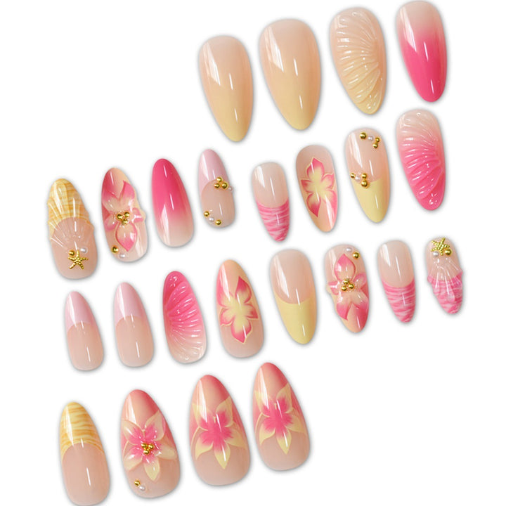 Elegant Floral Nail Art Extensions Stornfield 1787913880