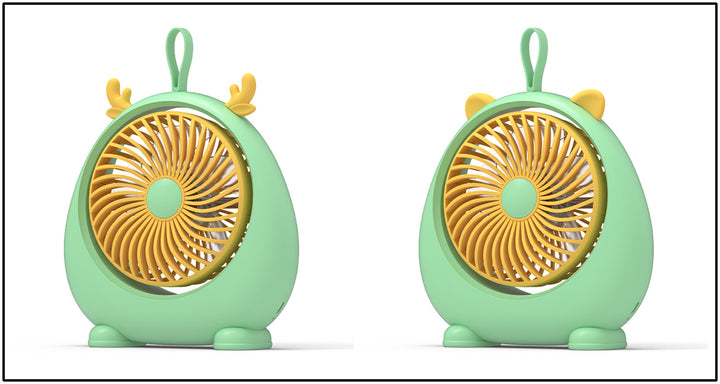 Women's Portable Fan in Cute Animal Design Stornfield