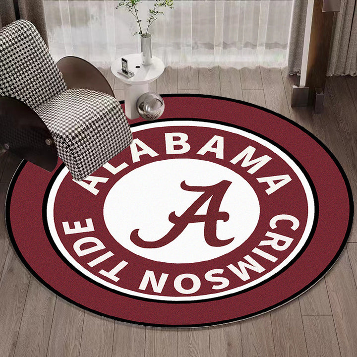 Round Logo Area Rug Stornfield