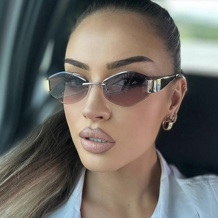 Women's fashionable sunglasses with elegant octagonal frame and UV protection Stornfield