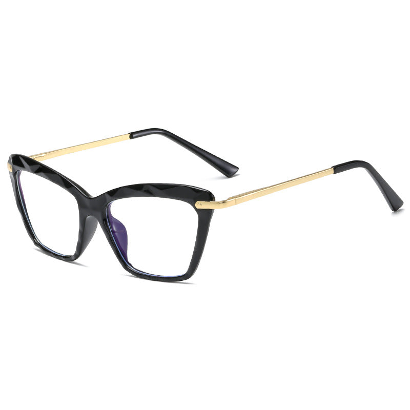 Women's fashionable oversized glasses with elegant metal frame Stornfield