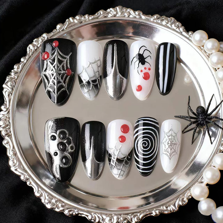 Spooky-Themed Press-On Nail Set