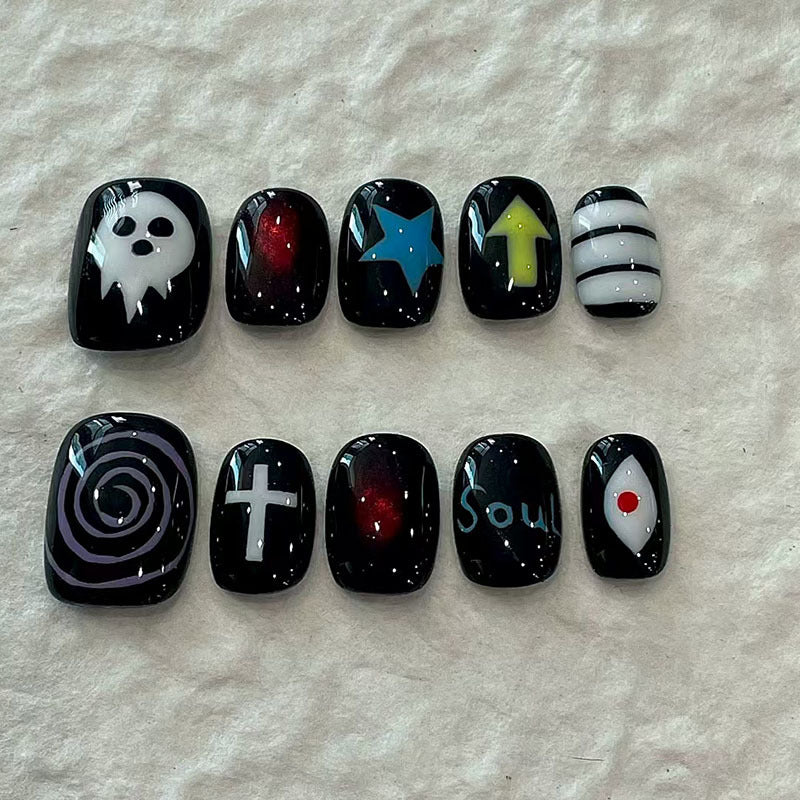 Thematic Press-On Nail Art Stornfield