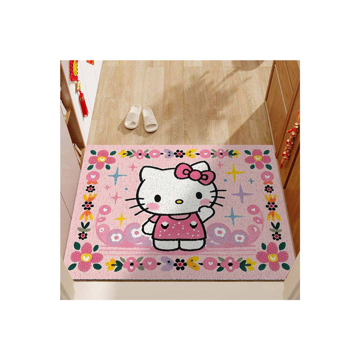 Cartoon-Themed Entryway Mat